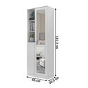 Ver imagem 4 de Sapateira Lince 2 Portas 7 Prateleiras Branco - Mx Móveis