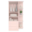 Ver imagem 2 de Roupeiro Infantil 2 Portas com Cantoneira Doce Sonho - Qmove