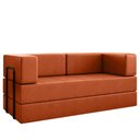Ver imagem 1 de Sofa Cama Modular 2 Lugares 160 Cm New Monaco Corino Dallas Vconcept