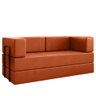 Sofa Cama Modular 2 Lugares 160 Cm New Monaco Corino Dallas Vconcept - 1