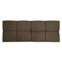 Ver imagem 4 de Painel Queen 160cm Nina Slk Decor Preto Painel Nina Marrom