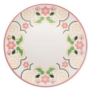 Kit 2 Pratos de Sobremesa Unni Lima Oxford® Cerâmica 19 Cm