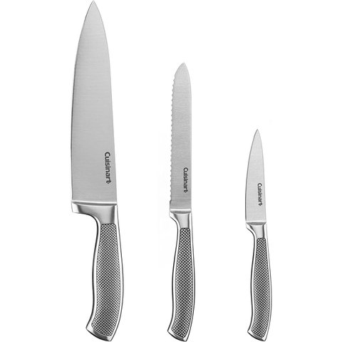 Cuisinart Conjunto de Facas Graphix Collection 3 Peças, Aço Inox