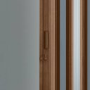 Ver imagem 5 de Porta Sanfonada de PVC 210cm x 72cm Plastporta Bcf Marrom/Imbuia com Translucido