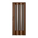 Ver imagem 4 de Porta Sanfonada de PVC 210cm x 72cm Plastporta Bcf Marrom/Imbuia com Translucido