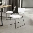 Ver imagem 2 de Kit 06 Cadeiras Decorativas Para Sala De Jantar Allana L02 Facto Branco - Lyam Decor