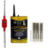 Kit Jogo de Macho M4 X 0,7 + Desandador + Fluido de Corte - 2