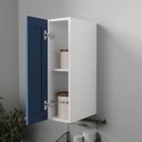 Ver imagem 4 de Armário Aéreo Planejado 1 Porta 20cm Arizona CabeCasa MadeiraOriginals Azul/Branco