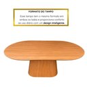 Ver imagem 5 de Mesa de Jantar Cone 10 Lugares Retangular MDF 244x122cm Freijó Modelar Art