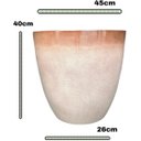 Ver imagem 2 de Vaso para Plantas Grande Sala Jardim Alto Brilho (liso/bege)