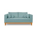 Ver imagem 3 de KIT 2 POLTRONA + SOFA 3 LUGAR benny VERDE  tefi estofados