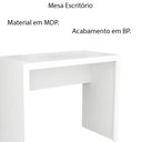 Ver imagem 3 de Mesa para Escritório Home Office ME4139 MDP Branco - Gran Belo