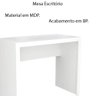 Mesa para Escritório Home Office ME4139 MDP Branco - Gran Belo - 3