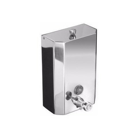 Saboneteira 2 Litros Em Aço Inox 304 Sem Fechadura