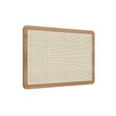 Ver imagem 4 de Conjunto Cama Solteiro 90cm Hanover Mesa com Gaveta MDP Marrom Artesano Móveis