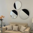 Ver imagem 1 de Conjunto de Espelho Decorativo de Parede Dg Moon