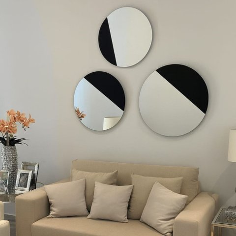 Conjunto de Espelho Decorativo de Parede Dg Moon