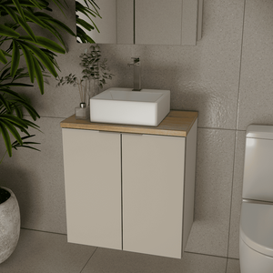 Gabinete de Banheiro sem Cuba Nature Estilare 60cm