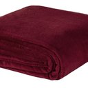 Ver imagem 2 de Manta Aveludada Fleece Belgica Queen 01 Peça - Vinho Bia Enxovais