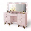 Ver imagem 2 de Penteadeira Camarim com Espelho Mila Rosê