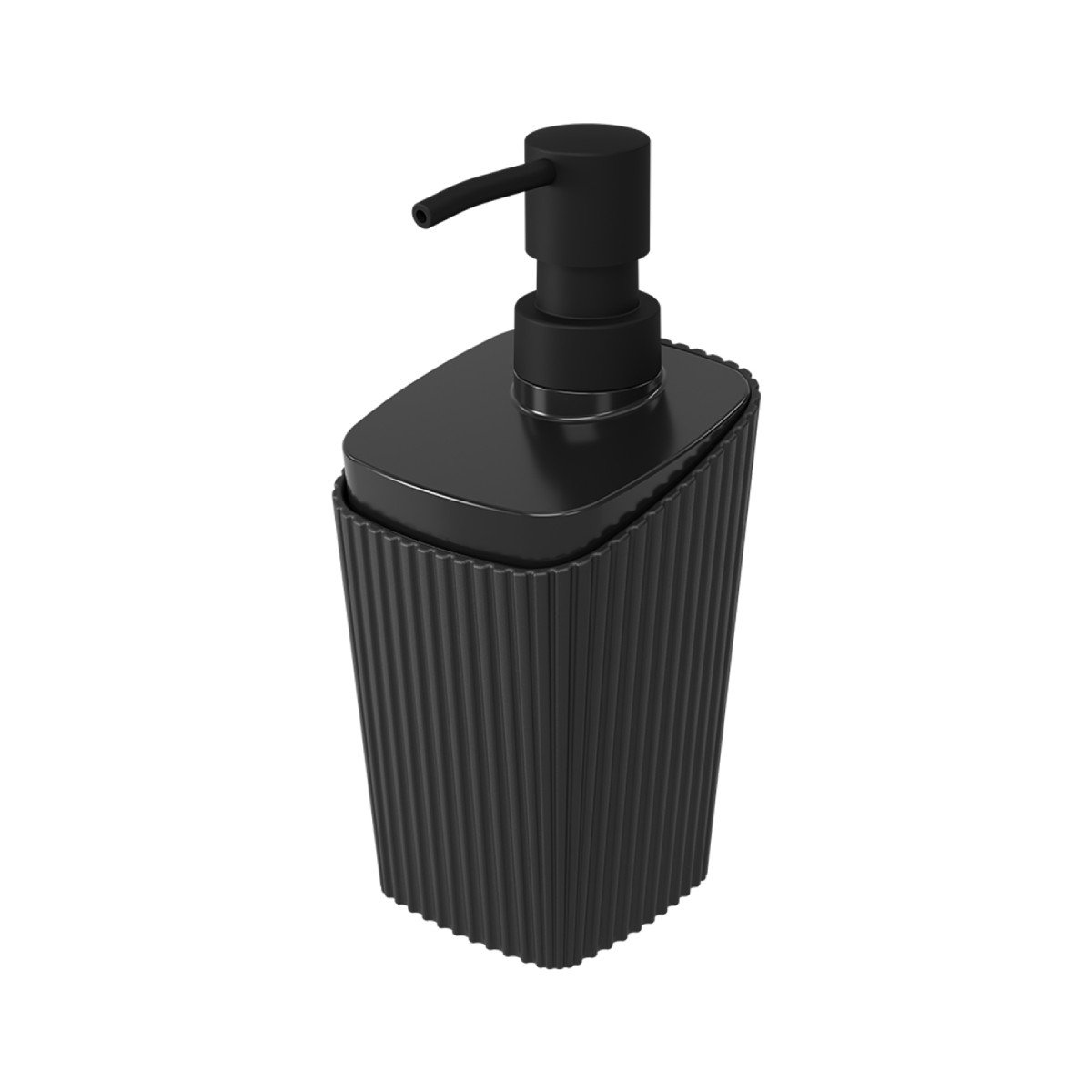 Porta Sabonete Líquido 350ml Coza New Square Preto - 1