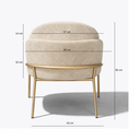 Ver imagem 2 de Kit 2 Cadeira Aurora de Mesa de Jantar e Recepção Courissimo Bege