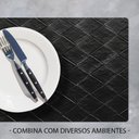 Ver imagem 5 de 2 Jogo Americano Dupla Face Kori Beer Preto Impermeável Rt