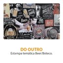 Ver imagem 4 de 2 Jogo Americano Dupla Face Kori Beer Preto Impermeável Rt