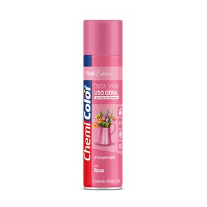 Tinta Spray Uso Geral Secagem Rápida Chemicolor 400ml - ROSA