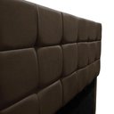 Ver imagem 4 de Cabeceira Estofada Cama Box Casal 140 Cm Bianca Suede Cor:marrom