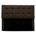 Ver imagem 1 de Cabeceira Estofada Cama Box Casal 140 Cm Bianca Suede Cor:marrom