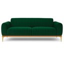 Ver imagem 3 de Sofá Cocie 2 Lugares 180cm Verde Veludo Estrutura Madeira Sal Movelaria