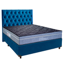 Ver imagem 1 de Kit Cama Box + Cabeceira + Colchão Casal Molas Ensacadas - Petrus - Paropas