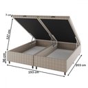 Ver imagem 2 de Base de Cama Box King Vision com Baú Rústico/palha - Vian