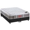 Cama Box King: Colchão Molas Ensacadas Castor Pocket New One + Base Gray(193x203) - 1