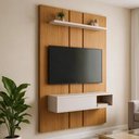 Ver imagem 1 de Painel para TV Summit B01 50" 120cm MDF-MDP com Nicho Off White Lyam Decor