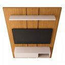 Ver imagem 5 de Painel para TV Summit B01 50" 120cm MDF-MDP com Nicho Off White Lyam Decor