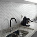 Ver imagem 6 de Papel de Parede Adesivo Lavavel Texturizado Casca Geométrico Branco Cinza 500x60cm