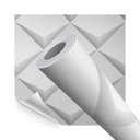 Ver imagem 1 de Papel de Parede Adesivo Lavavel Texturizado Casca Geométrico Branco Cinza 500x60cm