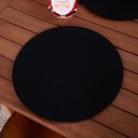 Ver imagem 2 de Capa para Sousplat Basic Liso 35cm Diâmetro Tecido Oxford 100% Poliéster - Preto