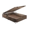 Cama Box Baú King: Colchão Ortopédico Paropas D33 / Confort Ultra Firme + Base Crc Suede Brown( - 7
