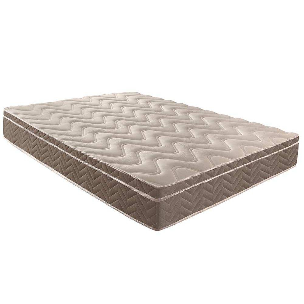 Cama Box Baú King: Colchão Ortopédico Paropas D33 / Confort Ultra Firme + Base Crc Suede Brown( - 6