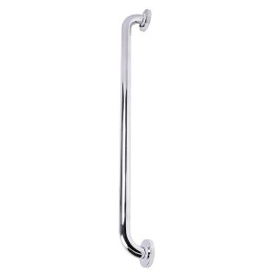 Barra de Apoio 80cm Inox Idoso Deficiente Cadeirante Suporte Corrimao Box Banheiro Escada Evita Qued