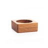 Jogo de Porta Guardanapos em Madeira Teca com 4 Peças Wolff - 4