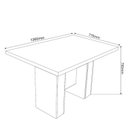 Ver imagem 3 de Conjunto Sala de Jantar 4 Lugares Retangular Tampo de MDP Carmem