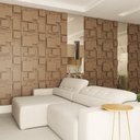 Ver imagem 7 de Kit-8m² Placas 3d de Parede/revestimentos 50x50/nao e Gesso