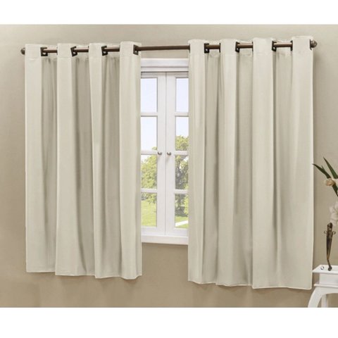Cortina Daily Varão 2m Blackout PVC 2,80MX1,80m Sala Quarto Bege
