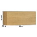 Ver imagem 3 de Armário Aéreo Dakota 1 Porta com Prateleira MDP-MDF 80cm Cinamomo Valdemóveis