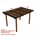 Ver imagem 4 de Kit Policarbonato Bronze 4mm 3,00m X 1,00m - Perfis Naturais