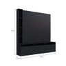 Home/Estante Para TV 180x146cm 3 Portas 3 Prat. e Nichos Lat - 2
